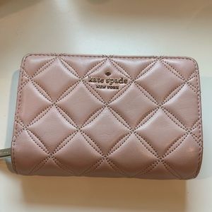Kate Spade Pink Quilted Wallet